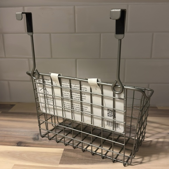 Over-the-Cabinet Door Storage Basket - Picture 3 of 9